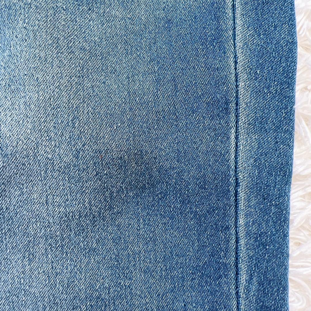 【16231】 GU ジーユー デニムパンツ スキニー 58 ブルー 青 カジュアル シポケットポケット付 ファスナー 普段着