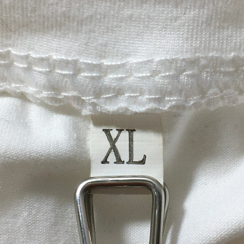 【16264】 長袖Tシャツ ロンT カットソー サイズXL ホワイト シンプル 肌触り良い 動きやすい クルーネック デイリー メンズ