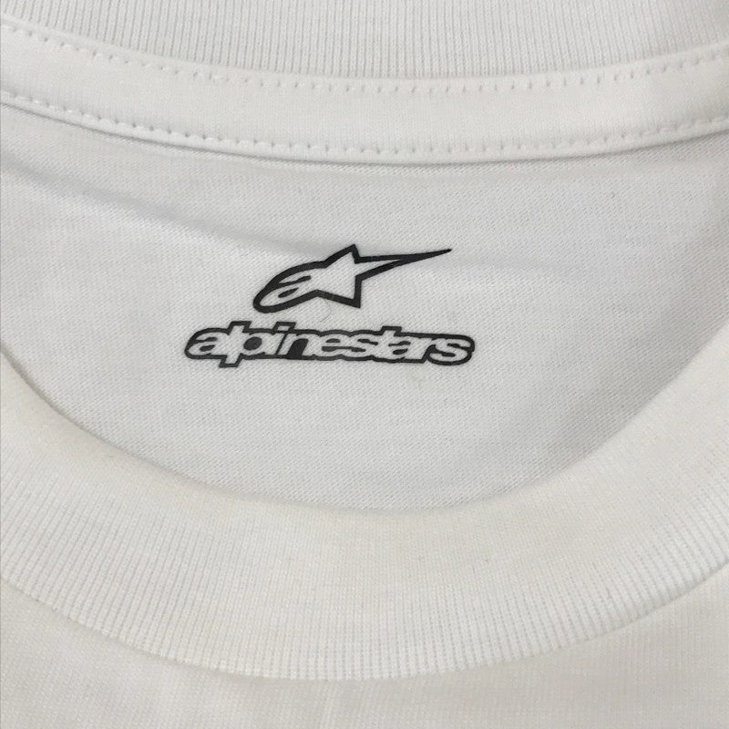 【16647】 新古品 DIESEL ディーゼル 長袖Tシャツ ロンT カットソー サイズXXS ホワイト カジュアル コラボ ロゴ プルオーバー メンズ