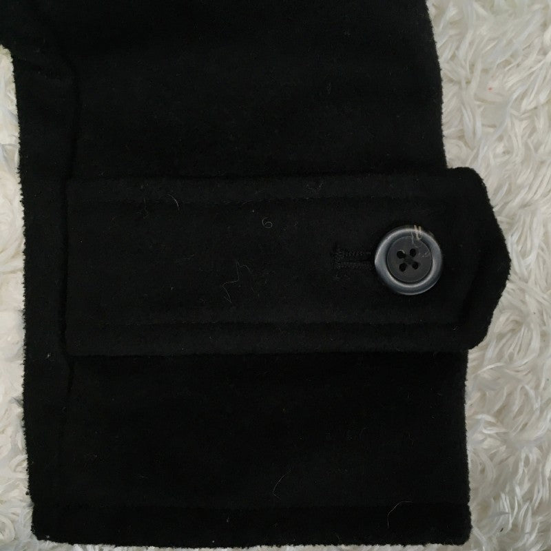 【16905】 improves インプローブス コート サイズS ブラック ロングコート シンプル 無地 リブ 切り替え 暖かい オシャレ メンズ