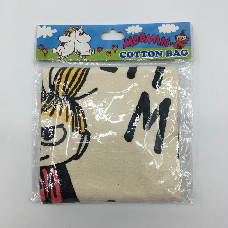 【17053】 新古品 Moomin ムーミン トートバッグ ホワイト リトルミィ エコバッグ レッスンバッグ シンプル 可愛い レディース