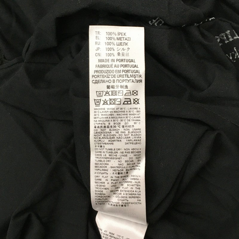 【17474】 新古品 DIESEL ディーゼル 七分袖Tシャツ カットソー サイズXXS ブラック グラフィック プリント カットオフ レディース