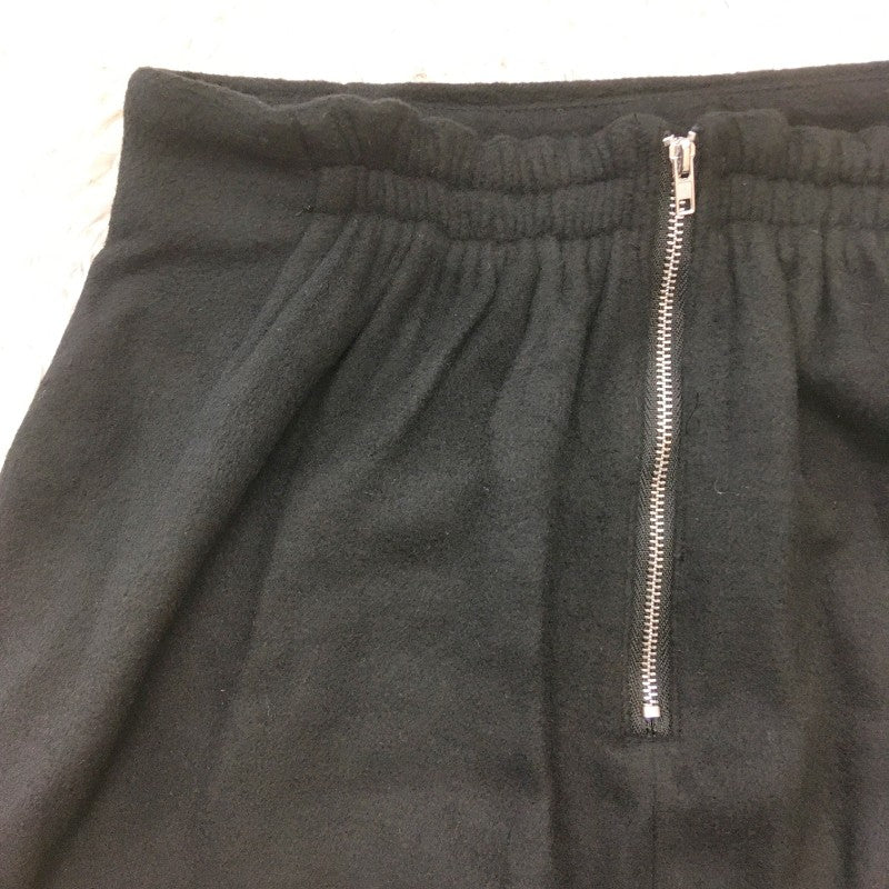 【17534】 archives アルシーヴ ミニスカート ブラック サイズS相当 台形スカート シンプル オシャレ 暖かい 可愛い レディース