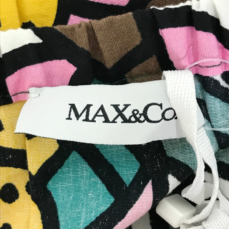【17778】 新古品 MAX&Co. マックスアンドコー ノースリーブブラウス サイズ38 / 約M ピンク 総柄 ゆったり レディース