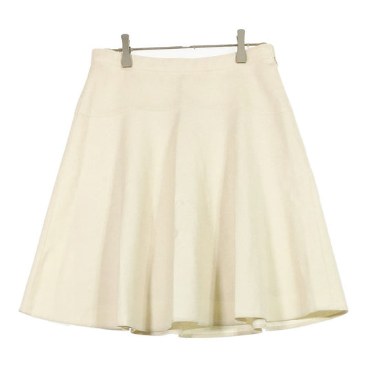 【18047】 BALLSEY ボールジー ひざ丈スカート サイズ38 / 約M ホワイト シンプル フレアスカート 上品 きれいめ おしゃれ レディース