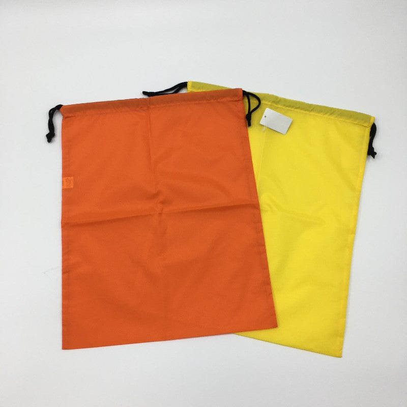 【20080】 Tshirt.st ティーシャツドットエスティー オレンジ シンプル 2色セット デイリー コンパクト 巾着袋 レディース