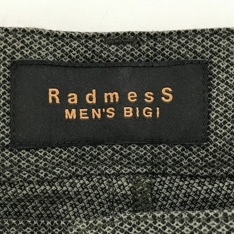 【20186】 新古品 Radmess MEN’S BIGI ラッドメスメンズビギ カジュアルパンツ サイズ04 / 約XL(LL) グレー おしゃれ フォーマル メンズ