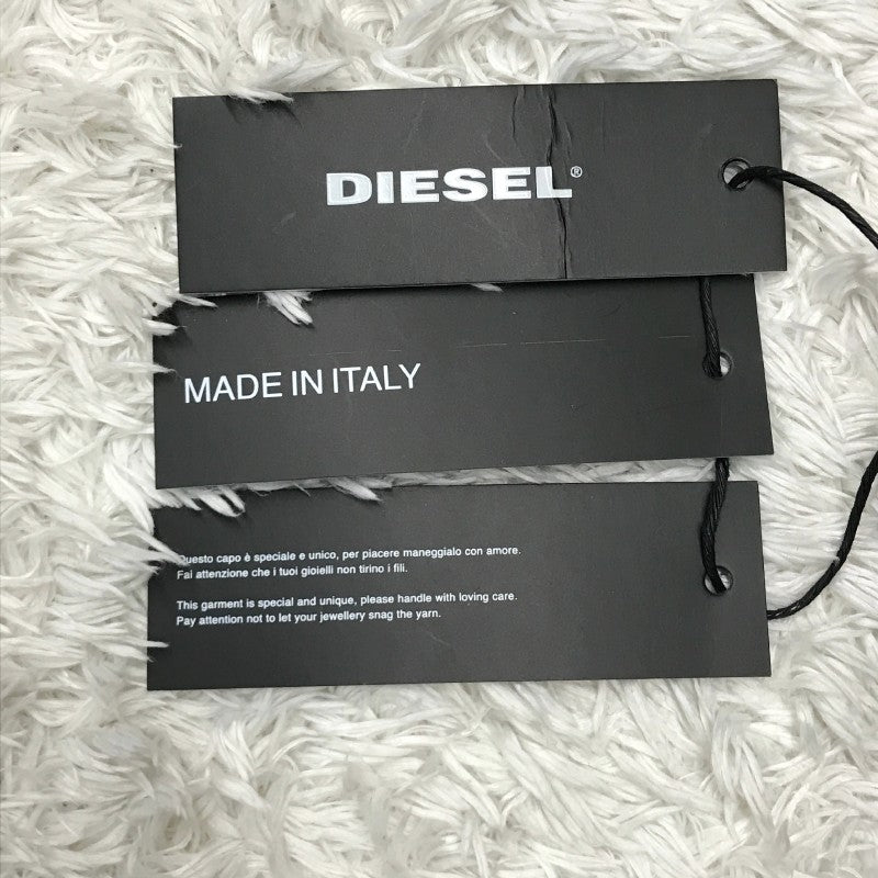 【20600】 新古品 DIESEL ディーゼル セーター サイズXXS ボルドー ニット ダメージ加工 かっこいい あたたかい アルパカ混 レディース