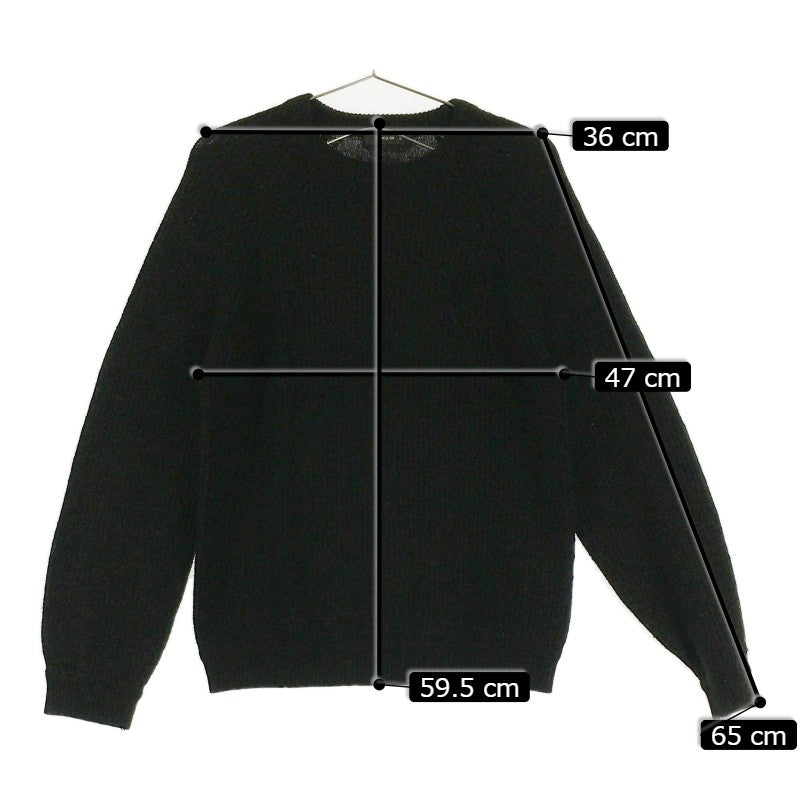 【20624】 COMME CA ISM コムサイズム セーター サイズS ブラック カジュアル 無地 シンプル おしゃれ 編み込み レディース