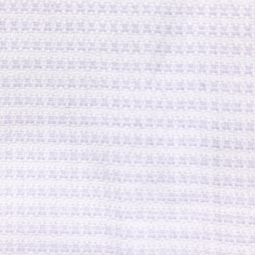 メンズXL Calvin Klein ワイシャツ ホワイト パープル 長袖 シンプル 織り柄 ビジネス オシャレ カルバンクライン 【21230】