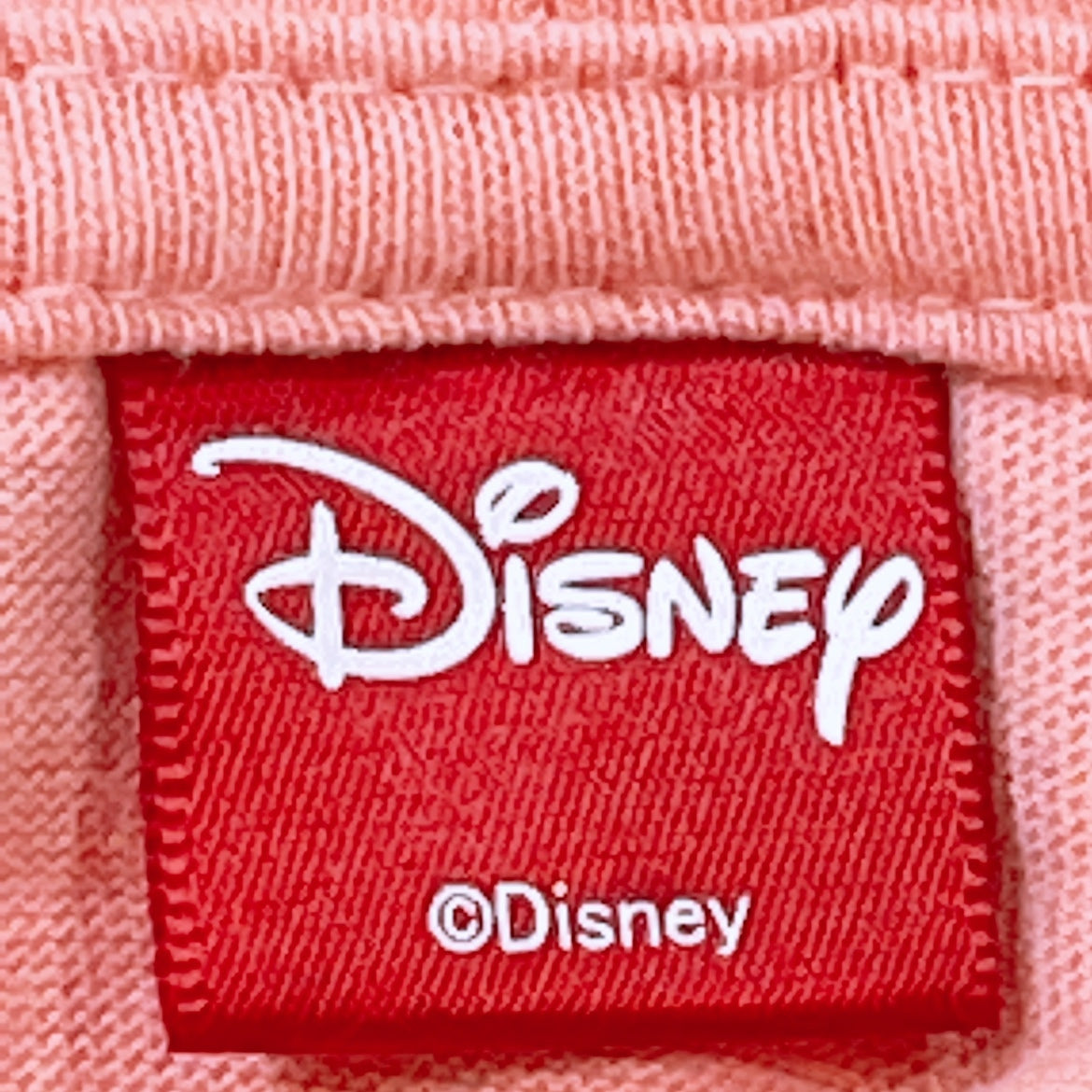 レディースL Disney 袖なし Tシャツ ピンク 赤 レッド フード付き ミッキーマウス かわいい ディズニー 【21371】