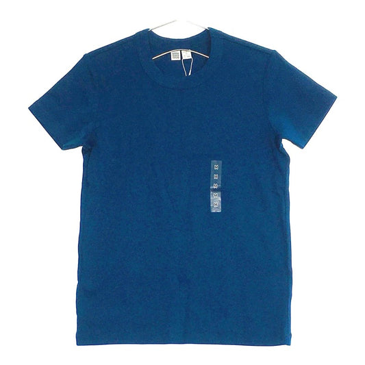 【21936】 新古品 UNIQLO U ユニクロ ユニクロユー シャツ ブルー 青 M Tシャツ 半袖 無地 シンプル レディース 女性用