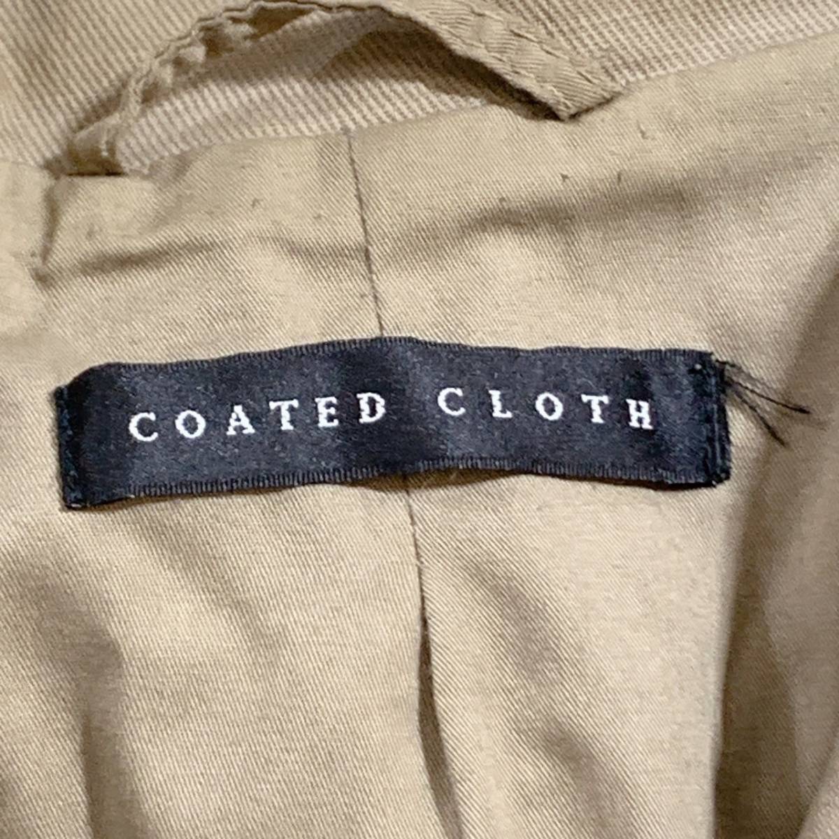【22111】 COATED CLOTH コーテッドクロス ミリタリージャケット L 茶色 男性用 Men's ブラウン カジュアル 多機能