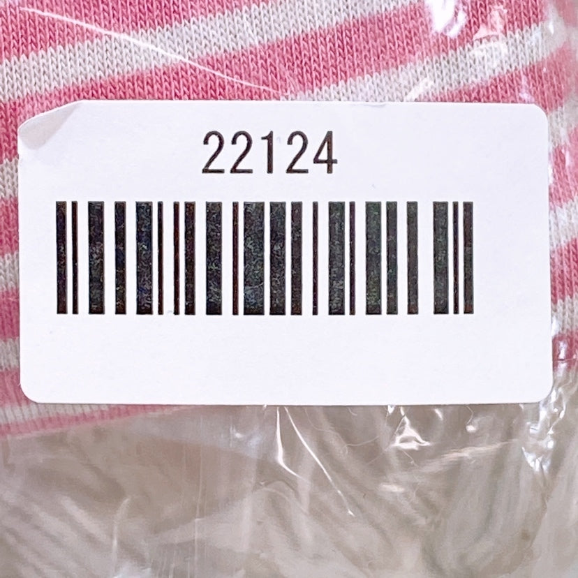【22124】 vert dense ヴェールダンス レイヤード風シャツ Mサイズ キャミソール 長袖 ストライプ ピンク 桃色