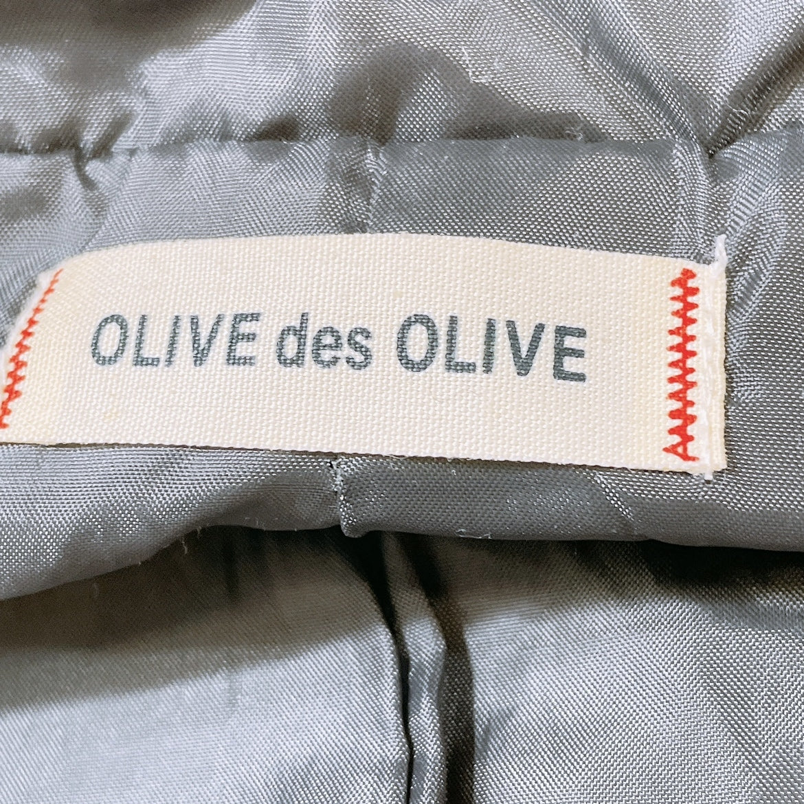 【22160】 OLIVE DES OLIVE オリーブデオリーブ ジャンバー フリース グレー 灰色 黄土色 フード付き