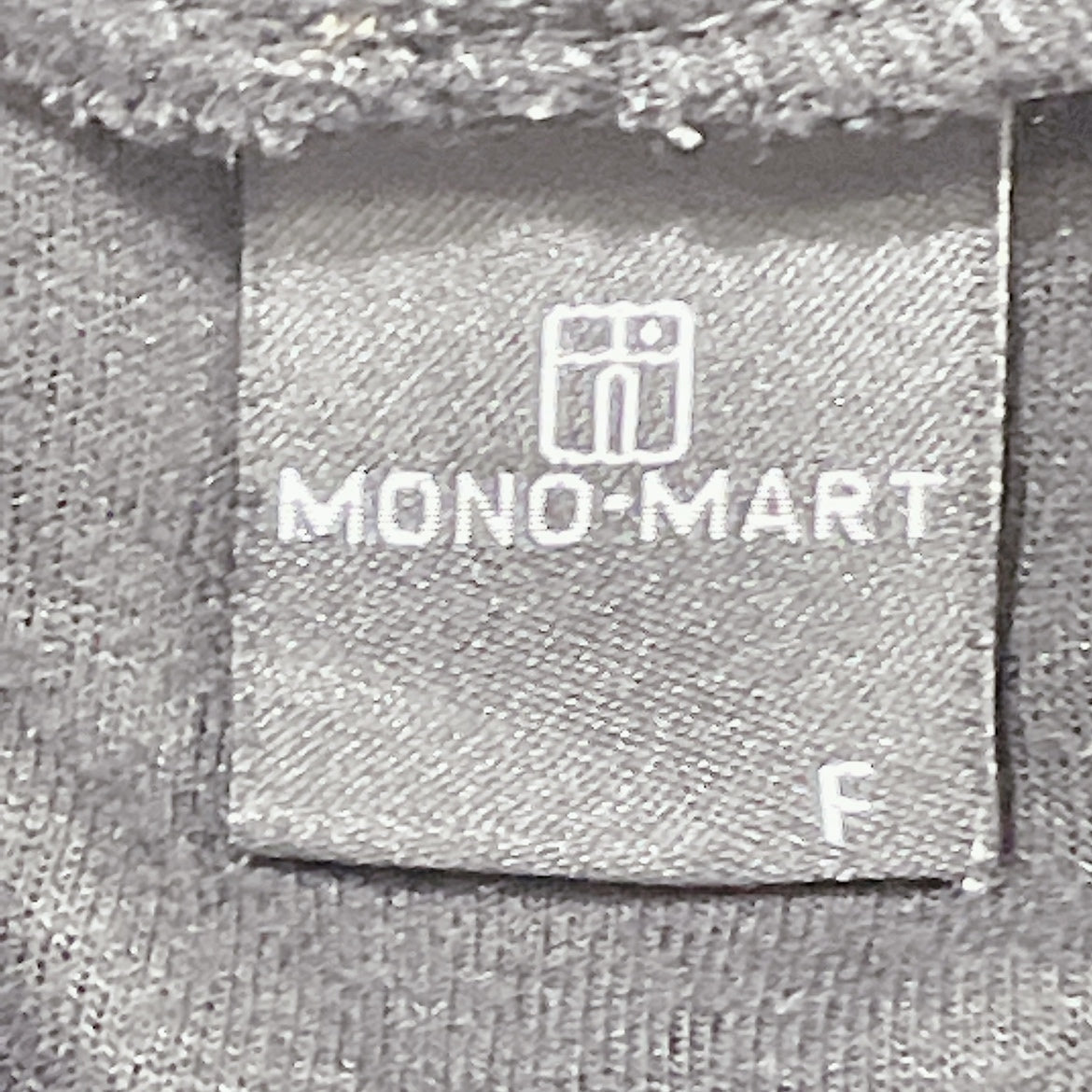 【22268】 MONO-MART モノマート パーカー 黒 ブラック F フード付き 無地 シンプル 普段着 定番 春 訳あり品