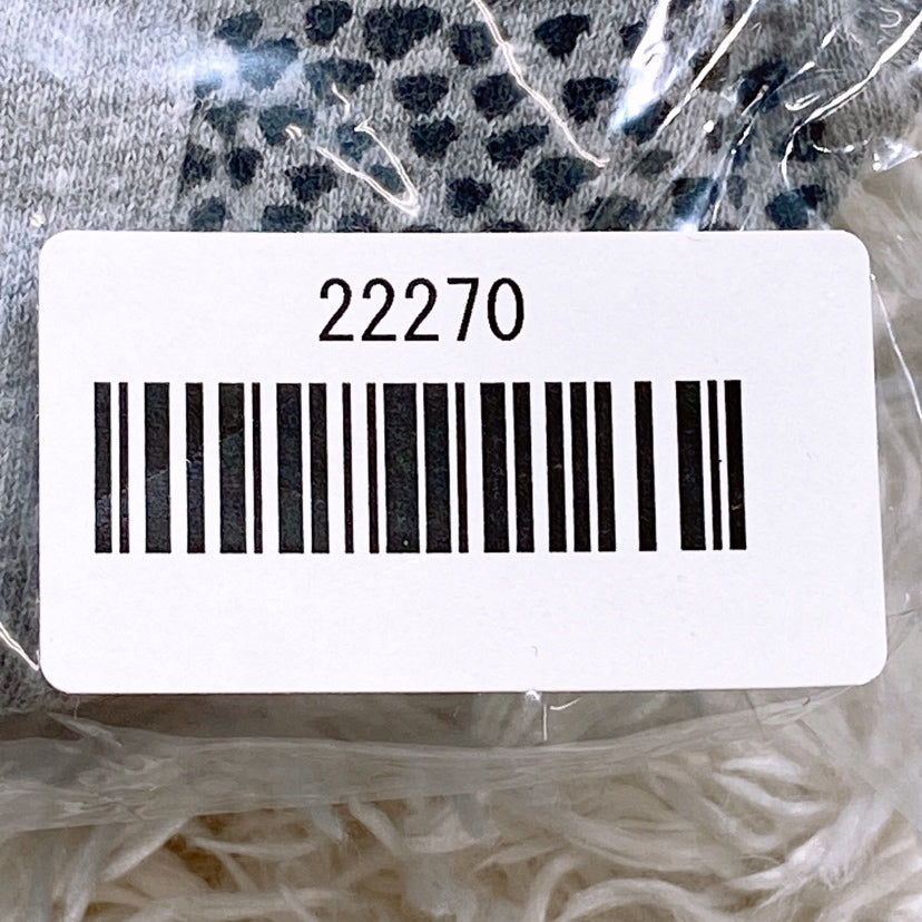 【22270】 H&M エイチ＆エム スウェットパンツ Sサイズ ゴムウエスト ハート柄 薄手 グレー 灰色