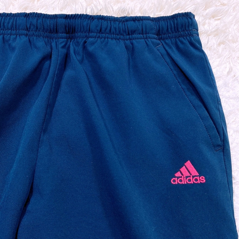 レディース メンズ S adidas ジャージ パンツ ネイビー 紺色 スポーツウェア climalite 吸汗性 速乾性 ユニセックス アディダス 【23274】