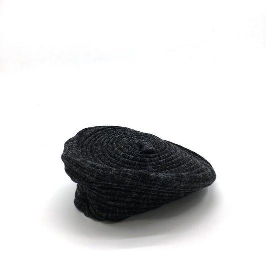 新古品 レディースF Harriss 帽子 ブラック 黒 未使用 タグ付き おしゃれ クール 上品 セレブ感 ハリス 【24652】