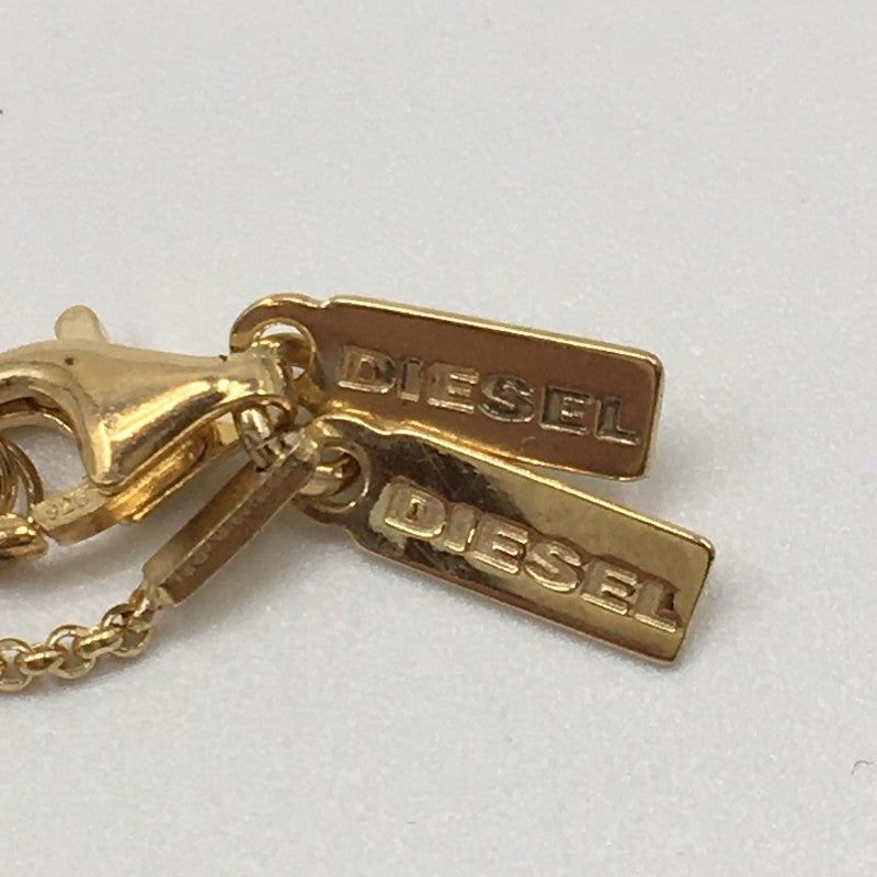 【24852】 新古品 DIESEL ディーゼル ネックレス ゴールド フォークモチーフ チェーンネックレス アクセサリー 真鍮製 オシャレ レディース