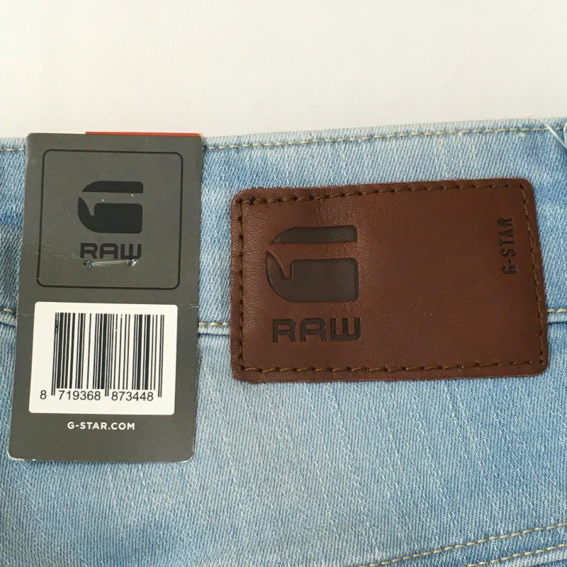 【24964】 新古品 G-STAR RAW ジースターロゥ デニム ジーンズ ジーパン サイズW24 L32 / 約S ライトブルー STRAIGHT レディース