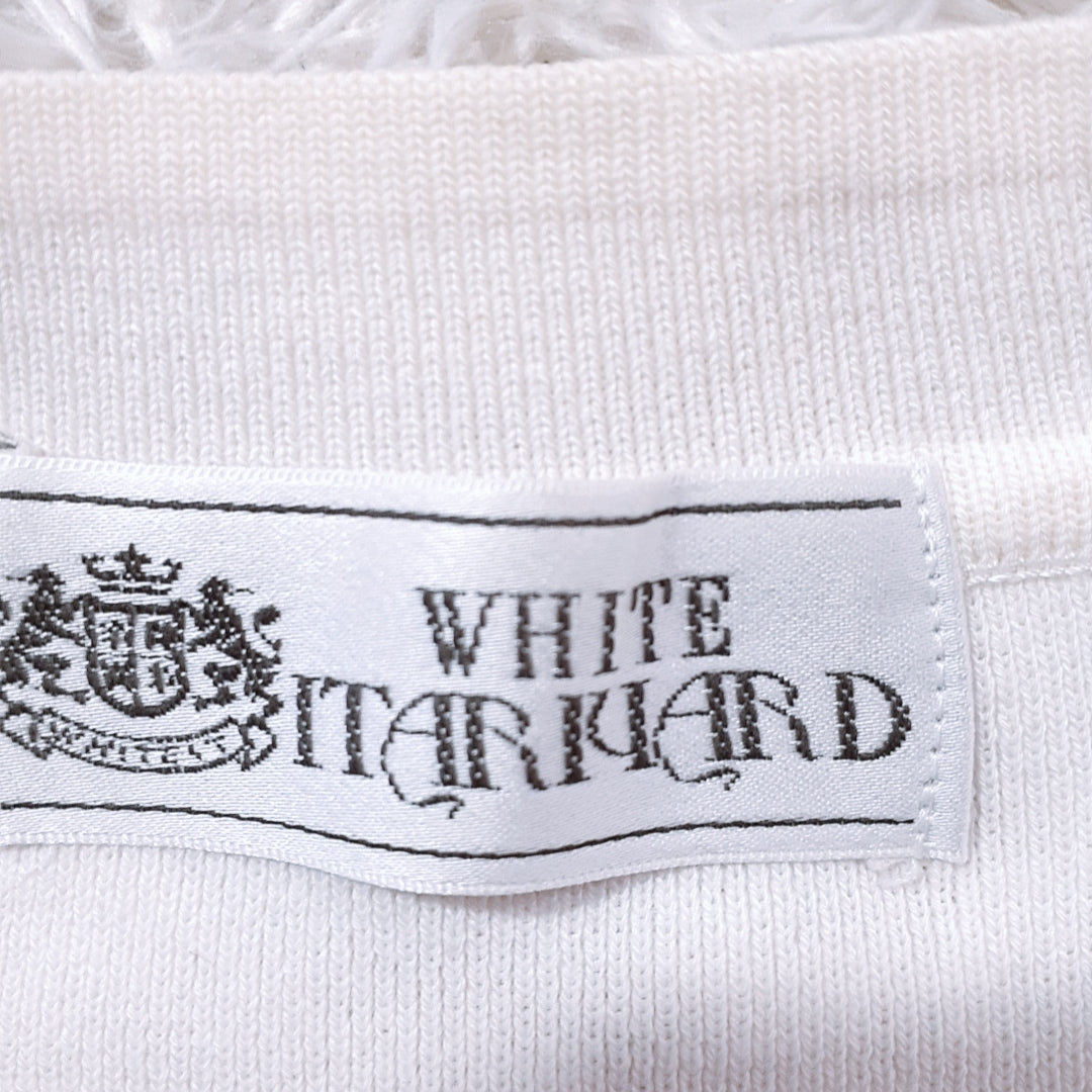 レディース WHITEITARIYARD トップス 長袖Ｔシャツ ホワイト ネイビー 白色 紺色 クマ柄 ホワイトイタリヤード 【25461】