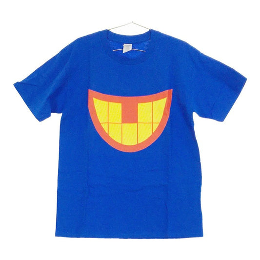 【25684】 GILDAN ギルダン 半袖Tシャツ サイズM ブルー 薄手 カジュアルシャツ 丸ネック ロゴプリント ゆったり デイリー  メンズ