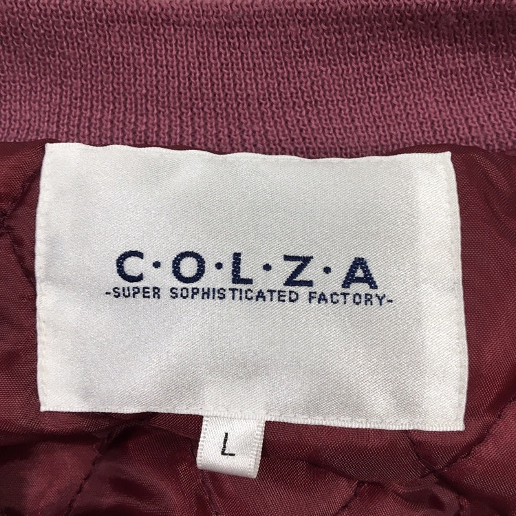 レディースL COLZA ファーコート アウタートップス ピンク パープル 冬用 あったか素材 かわいい コルツァ【25770】