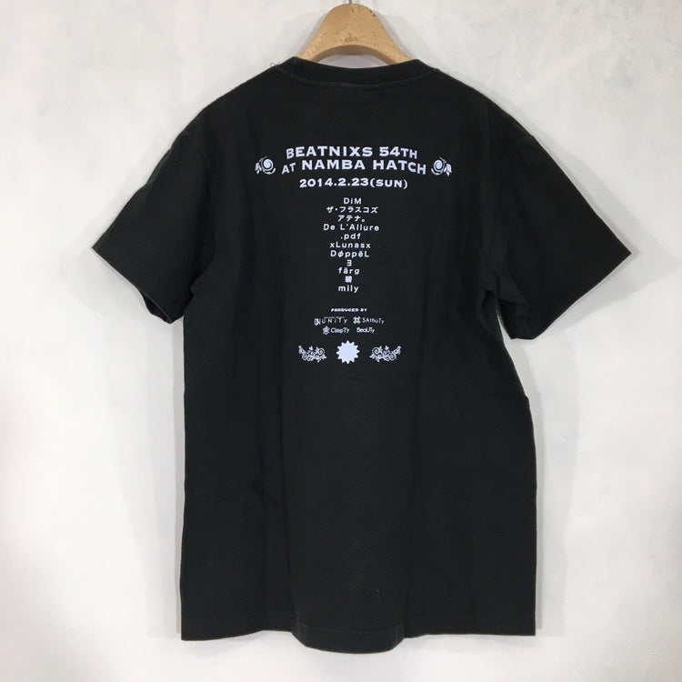 メンズS Printstar 半袖Tシャツ トップス ブラック 黒 カッコいい コットン100% プリント柄 文字ロゴ プリントスター【25910】