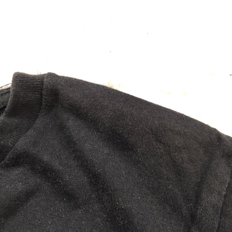 メンズS Printstar 半袖Tシャツ トップス ブラック 黒 カッコいい コットン100% プリント柄 文字ロゴ プリントスター【25910】