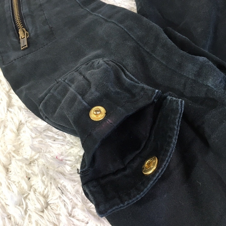 メンズ SLY レザージャケット アウター ブラック 黒 スライ カッコいい オシャレ 冬用 袖 胸ファスナー ボタン【25970】