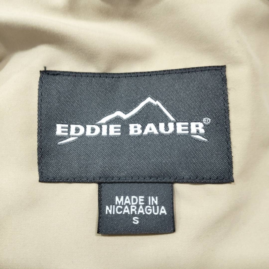 メンズS Eddie Bauer フルジップジャケット アウトドアジャケット スタンドカラージャケット ベージュ エディーバウアー 【26007】