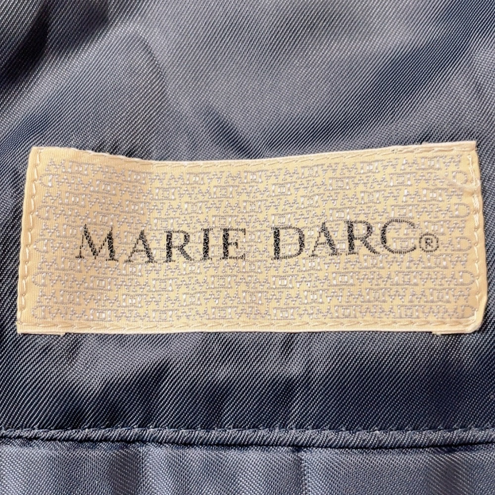 【26243】 Marie Darc テーラードジャケット サイズ94A6 / 約L ネイビー ボタン ポケット 裏地 フォーマル かっこいい 紺ブレ メンズ