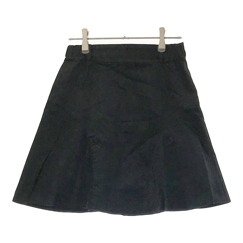 【26423】 Heather ヘザー ミニスカート サイズF ブラック シンプル 無地 台形スカート 可愛い カジュアル コーデュロイ レディース