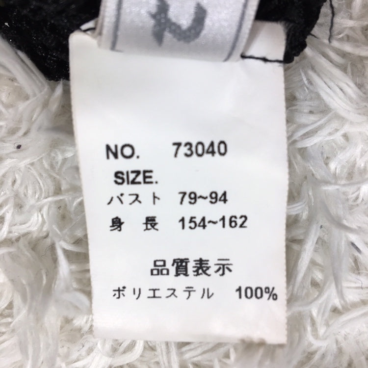 レディースB79-94 M-L TOMOMI 長袖ニット インナー トップス ブラック 黒 エレガント ポリエステル100% トモミ【26644】