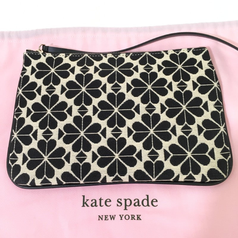 【26723】 Kate Spade ケイトスペード バッグ ブラック オシャレ かわいい おしゃれ インナーポーチ ベルト 花柄 プリント柄 レディース