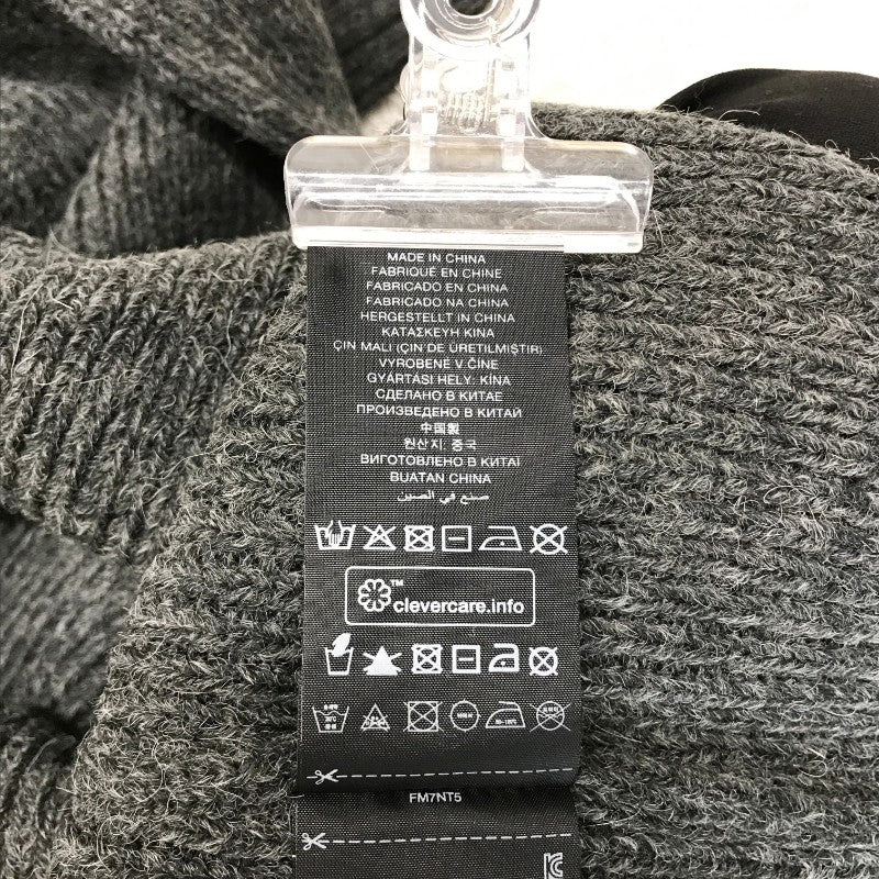 【27215】 新古品 G-STAR RAW ジースターロゥ カーディガン サイズM グレー ロングカーディガン ニット Vネック 防寒性 レディース