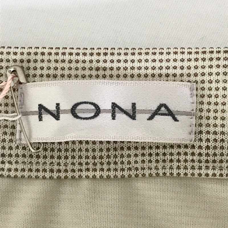 【27475】 新古品 NONA ノーナ ロングスカート サイズ11 / 約L ベージュ シンプル UV仕様 吸湿乾燥 ポリノジック レディース 定価19900円