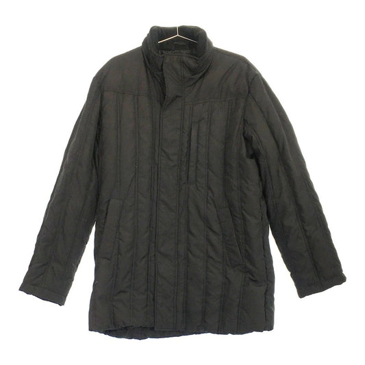 【27548】 GRANDLY グランドリー ダウンジャケット サイズLL ブラック シンプル 無地 機能的 防寒 暖かい 大きめ 厚手 長袖 メンズ