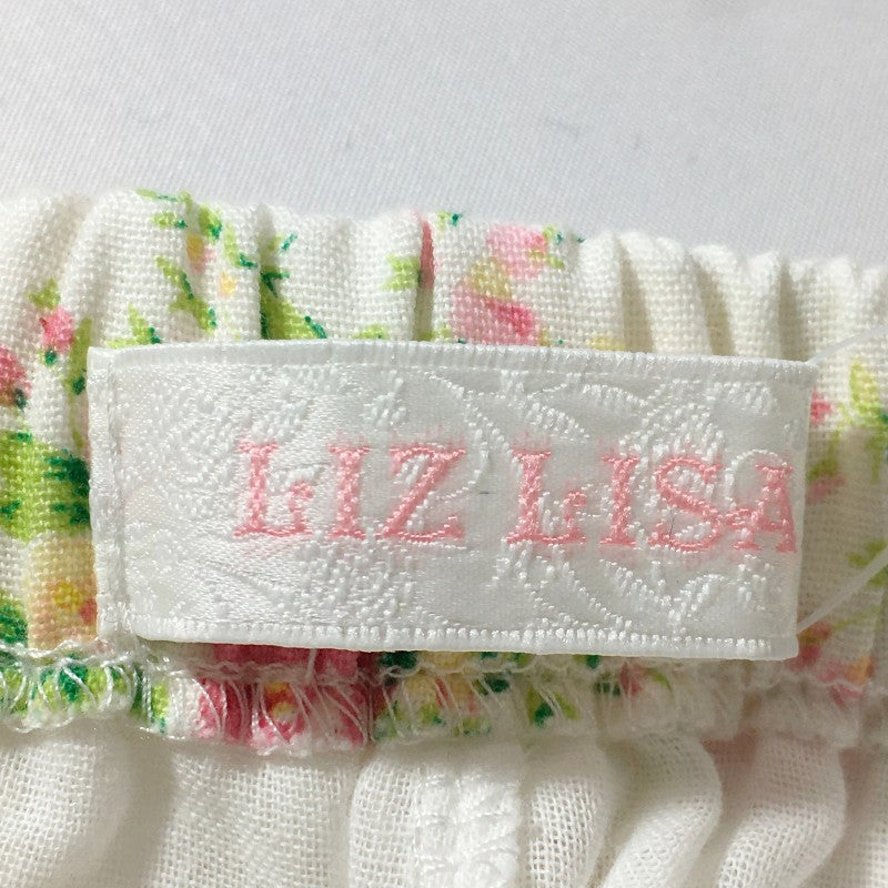 【27856】 LIZ LISA リズリサ ショートパンツ サイズM ホワイト スカパン レース フリル 花柄 かわいい ガーリー フェミニン レディース