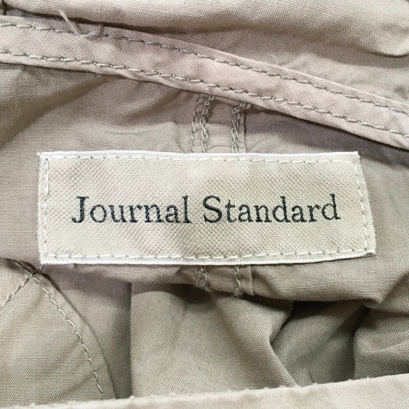 【27877】 JOURNAL STANDARD ジャーナルスタンダード ジャケット カーキ サイズS相当 無地 フード ボタン カッコいい レディース