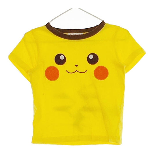 【28111】 pokemon ポケットモンスター 半袖Tシャツ カットソー サイズ90cm イエロー ピカチュウ キャラクター 可愛い ベビー