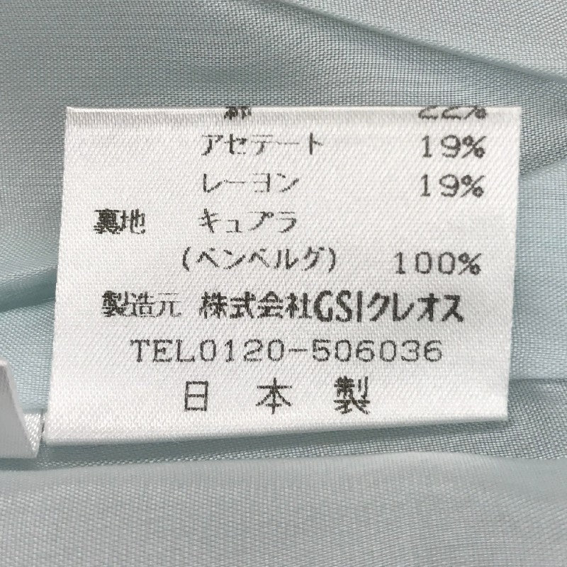 【28833】 新古品 NONA ノナ ロングスカート サイズ11 / 約L ライトグレー シンプル 無地 清涼感 レディース 定価22000円