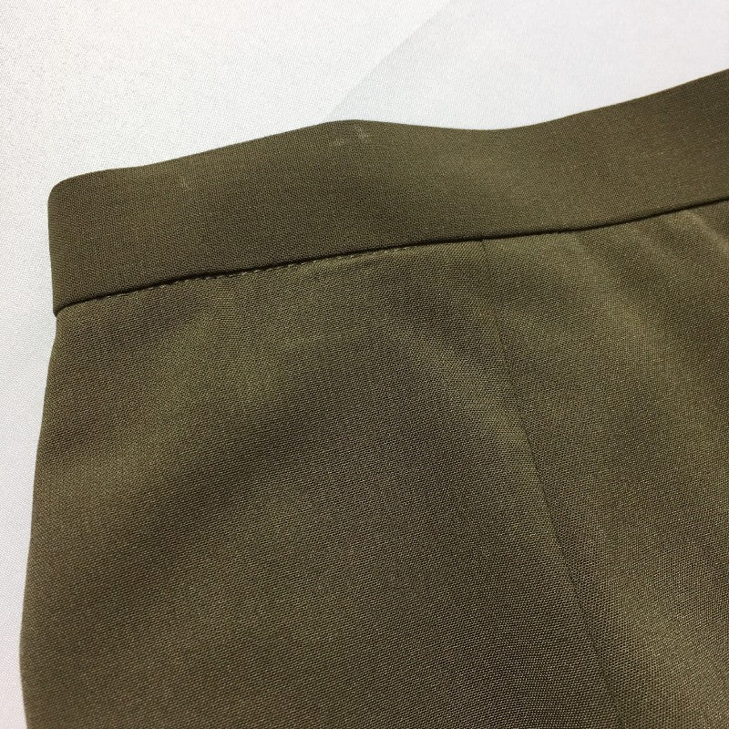 【29065】 NONA DEUX ロングスカート サイズ42 グリーン サイズL相当 シンプル サイドファスナー オシャレ 可愛い 穿きやすい レディース