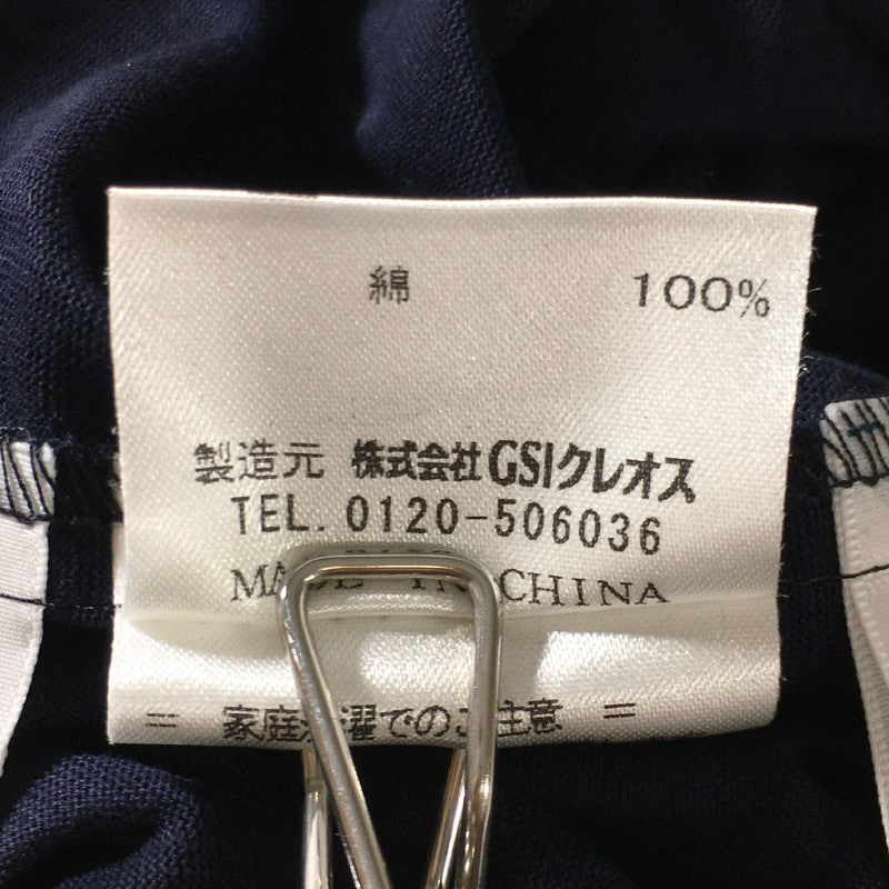 【29207】 dusol-ciel デュソール 七分袖シャツ サイズ13 / 約XL(LL) ネイビー フリル かわいい オシャレ レディース 定価18000円