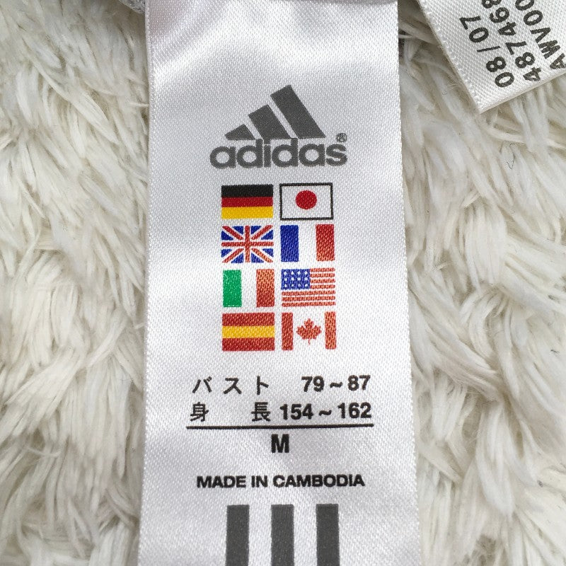 【29473】 adidas アディダス ナイロンジャケット サイズM ショッキングピンク シャカシャカ スポーツ カジュアル  レディース