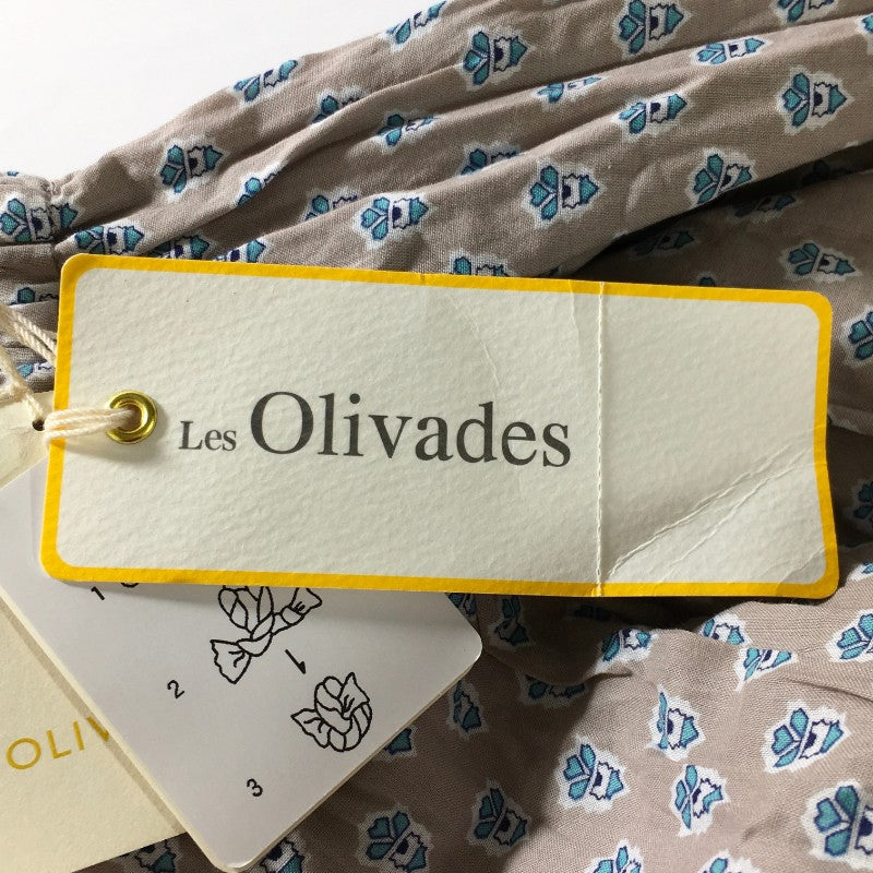 【29610】 新古品 Les Olivades レゾリヴァード ロングスカート グレー サイズM相当 リバーシブル シンプル 可愛い レディース 定価16000円