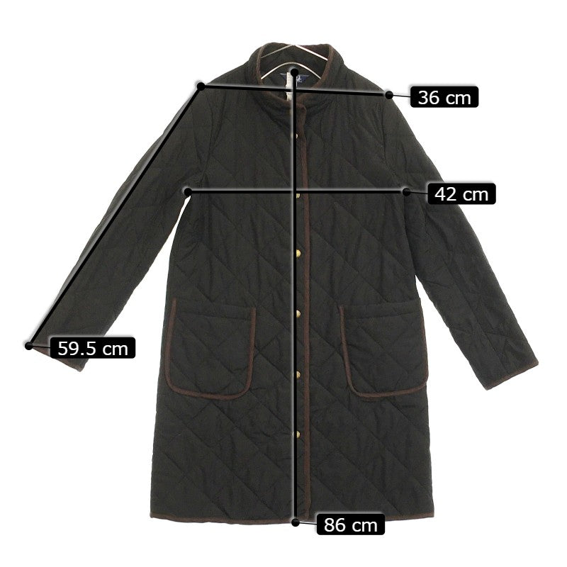 【29638】 JUNKO SHIMADA ジュンコシマダ コート サイズ9AR ブラック サイズS相当 ボタン ポケット 防寒着 あたたかい レディース