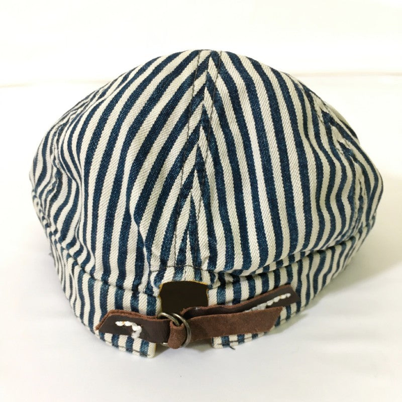 【29639】 DENIM&DUNGAREE デニムアンドダンガリー キャップ 帽子 サイズ54 ネイビー デニム生地 ワッペン付き サイズ調整 おしゃれ キッズ
