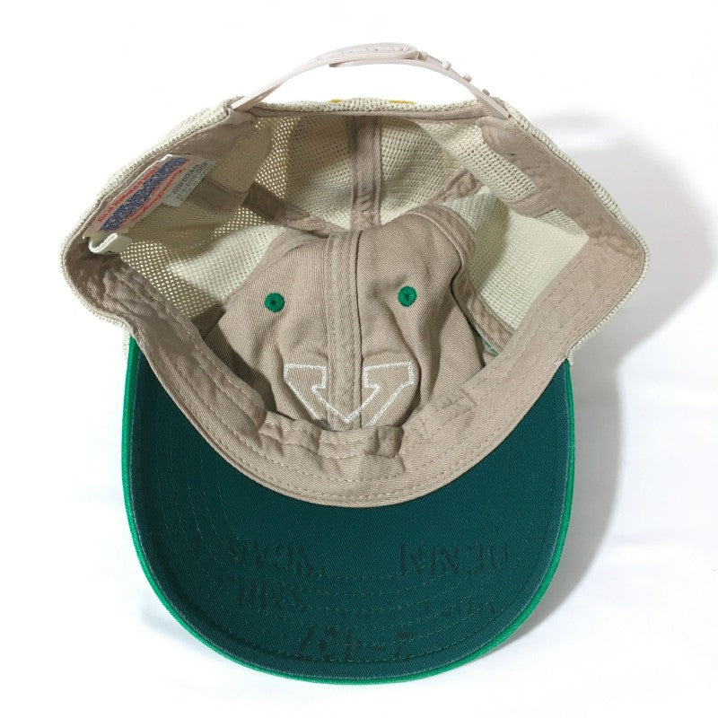 【29641】 DENIM&DUNGAREE デニムアンドダンガリー キャップ 帽子 サイズ56cm グリーン つば付き ワッペン メッシュ アウトドア キッズ